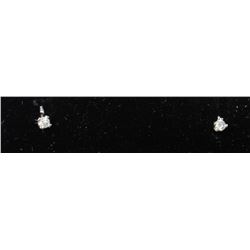 #0065 - 14K WHITE GOLD DIAMOND(0.10CT) EARRINGS