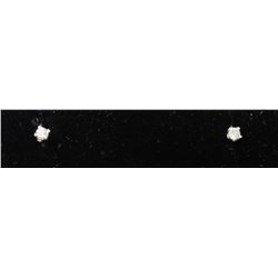 #0066 - 14K WHITE GOLD DIAMOND(0.10CT) EARRINGS