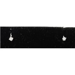 #0066 - 14K WHITE GOLD DIAMOND(0.10CT) EARRINGS