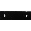 Image 1 : #0066 - 14K WHITE GOLD DIAMOND(0.10CT) EARRINGS
