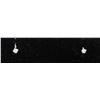Image 1 : #0066 - 14K WHITE GOLD DIAMOND(0.10CT) EARRINGS