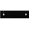 Image 1 : #0065 - 14K WHITE GOLD DIAMOND(0.10CT) EARRINGS