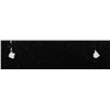 Image 1 : #0065 - 14K WHITE GOLD DIAMOND(0.10CT) EARRINGS