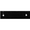 Image 1 : #0065 - 14K WHITE GOLD DIAMOND(0.10CT) EARRINGS
