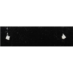 #0065 - 14K WHITE GOLD DIAMOND(0.10CT) EARRINGS