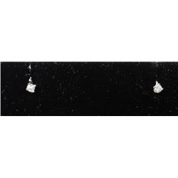 #0065 - 14K WHITE GOLD DIAMOND(0.10CT) EARRINGS