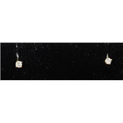 #0148 - 14K YELLOW GOLD DIAMOND(0.10CT) EARRINGS