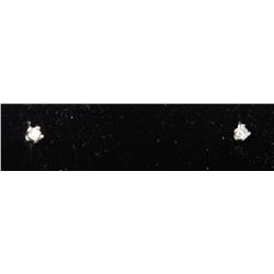 #0066 - 14K WHITE GOLD DIAMOND(0.10CT) EARRINGS