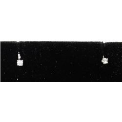 #0066 - 14K WHITE GOLD DIAMOND(0.10CT) EARRINGS