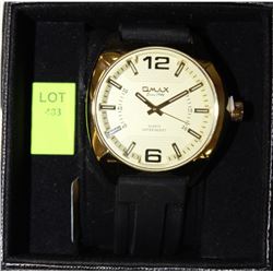 NEW MENS QUARTZ WATER RESISTANT WATCH