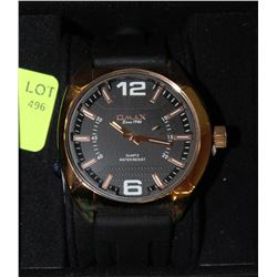 NEW MENS OMAX QUARTZ WATER RESISTANT WATCH