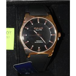 NEW MENS OMAX PREMIUM WATER RESISTANT WATCH