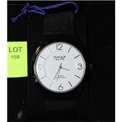 NEW MENS OMAX QUARTZ WATER RESISTANT WATCH