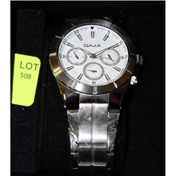 NEW MENS OMAX CALENDAR WATCH