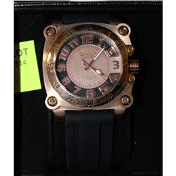 NEW MENS OMAX SUPREME STAINLESS STEEL WATCH