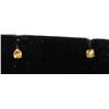 Image 1 : #0181 - 14K YELLOW GOLD CITRINE EARRINGS