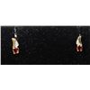 Image 1 : #0133 - 10K YELLOW GOLD DIAMOND(0.01CT) & GARNET