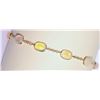 Image 3 : 10KT GOLD OPAL BRACELET W/ COA