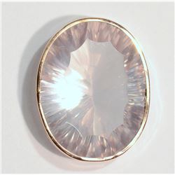 14KT GOLD QUARTZ PENDANT W/ COA