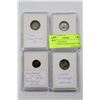 Image 1 : LOT OF 4-ANTIQUE UNAUTHENTICATED ROMAN COINS