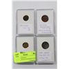 Image 1 : LOT OF 4-ANTIQUE UNAUTHENTICATED ROMAN COINS