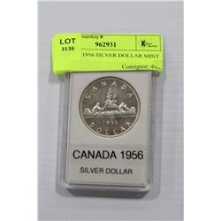 CANADA 1956 SILVER DOLLAR MINT STATE