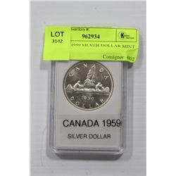 CANADA 1959 SILVER DOLLAR MINT STATE