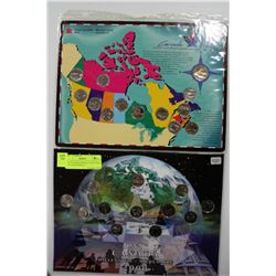 LOT OF 2 RCM CANADA 125 SET AND MILLENIUM 2000 SET