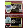 Image 1 : CANADA'S HISTORIC 20TH CENTURY 25 CENT  2 COIN SET