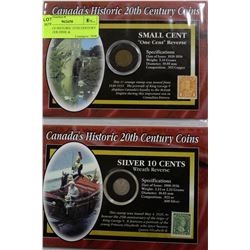CANADA'S HISTORIC 20TH CENTURY 1929 SILVER DIME &