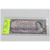 Image 1 : 1954 $10 NOTE CANADIAN