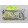 Image 1 : 1973 UNCIRCULATED $1 CANADIAN BANK NOTE