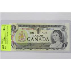 1973 $1 CANADIAN UNCIRCULATED NOTES