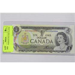 1973 $1 CANADIAN UNCIRCULATED NOTES