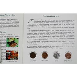 US COLLECTOR SET,ONE CENT AND NICKEL SET