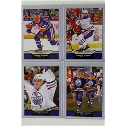CONNOR MCDAVID FIRST YEAR OILER UPPERDECK CARDS X4