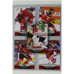 CONNOR MCDAVID TEAM CANADA CARDS X5