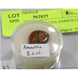 GENUINE 8.6CT ALBERTA AMMOLITE GEMSTONE