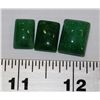 Image 1 : NATURAL EMERALD 33CT, 3 PIECES