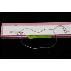 STERLING SILVER NECKLACE - 20"