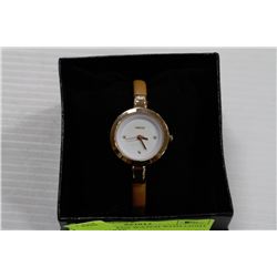 KEZZI WOMENS WATCH WITH LIGHT BROWN STRAP
