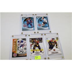 ROOKIE CARDS X5