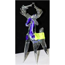 BLUE DEER ART GLASS