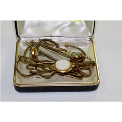 4-ESTATE VINTAGE TIE CLIPS