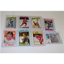 VINTAGE LOT OF 8 LAFLEUR,MACDONALD,POTVIN,YZERMAN