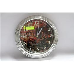 ELVIS PRESLEY NEON CLOCK