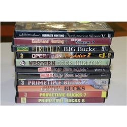 BUNDLE OF 10 HUNTING VIDEOS