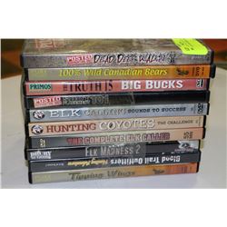 BUNDLE OF 10 HUNTING VIDEOS