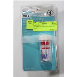 16 TUBES OF KRAZYGLUE/SUPER GLUE