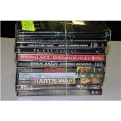 BUNDLE OF 12 BRAND NEW DVD MOVIES INCL. ALIEN,